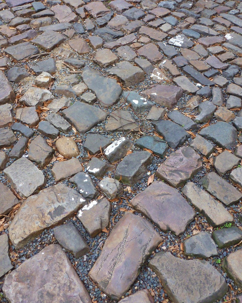 Appropriately for this article's subject, some of the worst cobblestones rest outside the French Embassy.   